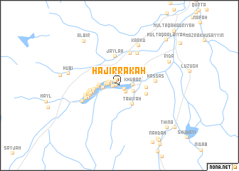 map of Ḩājir Rākah