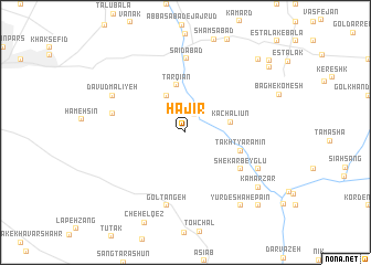 map of Ḩajīr