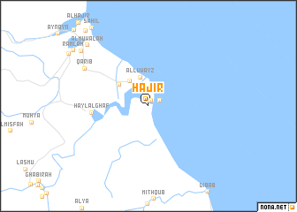 map of Hājir