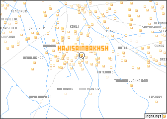 map of Hāji Sāīn Bakhsh