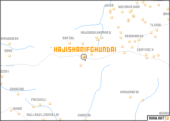 map of Hāji Sharīf Ghundai