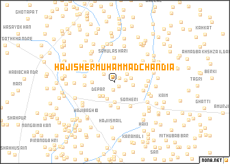 map of Hāji Sher Muhammad Chāndia