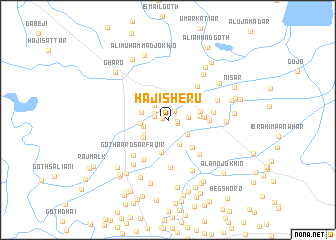 map of Hāji Sheru