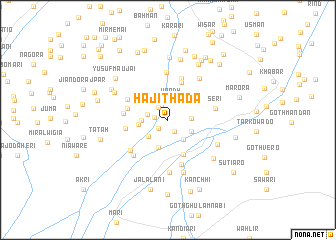 map of Hāji Thada