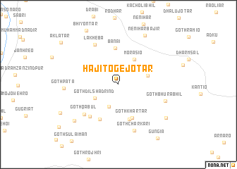 map of Hāji Toge jo Tar