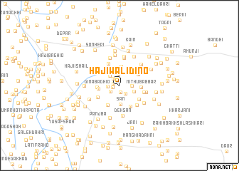 map of Hāji Wali Dīno