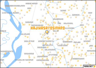 map of Hāji Wasayo Sinhro