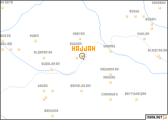 map of Ḩajjah