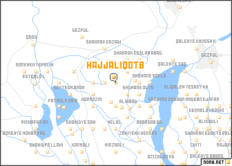 map of Ḩājj ‘Alī Qoţb