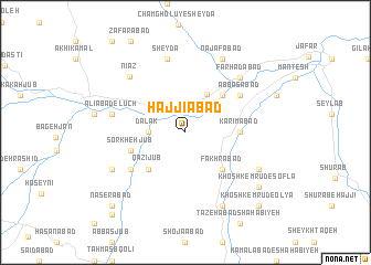 map of Ḩājjīābād