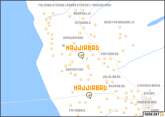 map of Ḩājjīābād