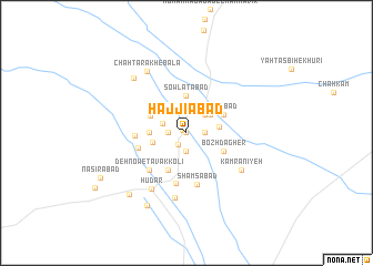 map of Ḩājjīābād