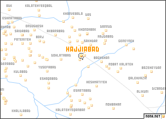 map of Ḩājjīābād