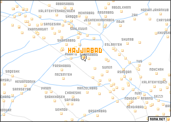 map of Ḩājjīābād