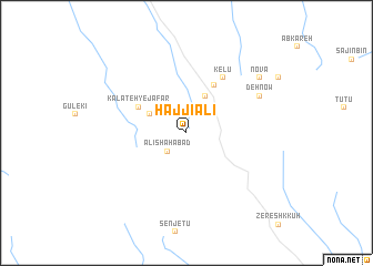 map of Ḩājjī ‘Alī