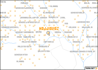 map of Ḩājjī ‘Avaz