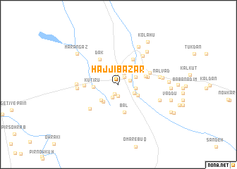 map of Ḩājjī Bāzār