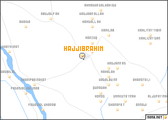 map of Ḩājj Ibrāhīm