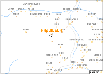 map of Ḩājjī Delā