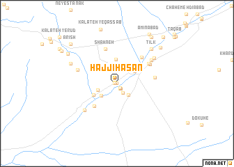 map of Ḩājjī Ḩasan