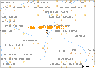 map of Ḩājjī Ḩāsehm-e Noşrat