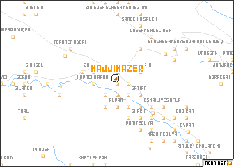 map of Ḩājjī Ḩāẕer