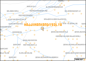 map of Ḩājjī Īmān Kandī-ye ‘Olyā