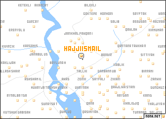 map of Ḩājjī Ismā ‘īl