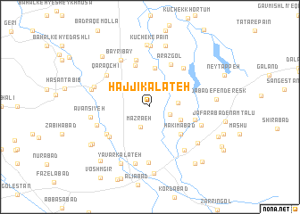 map of Ḩājjī Kalāteh