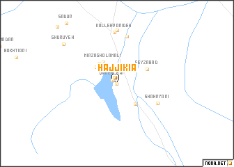 map of Ḩājjī Kīā