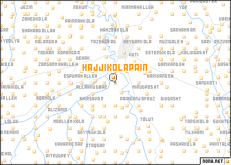 map of Ḩājjī Kolā Pā\