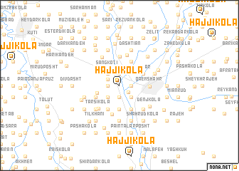 map of Ḩājjī Kolā