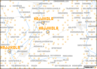 map of Ḩājjī Kolā