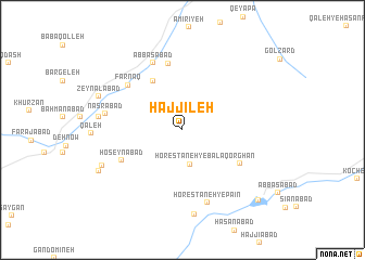 map of Ḩājjīleh