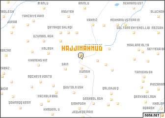 map of Ḩājjī Maḩmūd