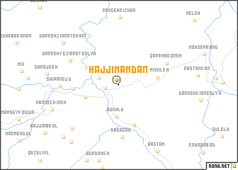 map of Ḩājjī Mamdān