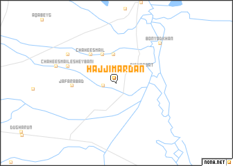 map of Hājjī Mardān