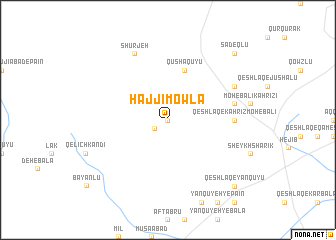 map of Ḩājjī Mowlā