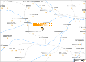 map of Ḩājjī Pamoq