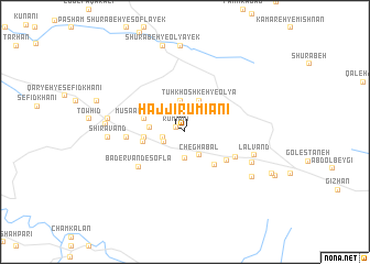 map of Ḩājjī Rūmīānī