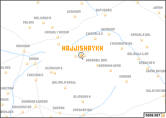 map of Ḩājjī Shaykh