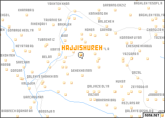 map of Ḩājjī Shūreh