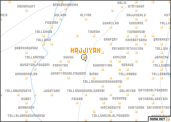 map of Ḩajjīyah