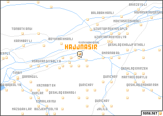 map of Ḩājj Naşīr