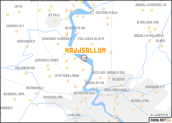 map of Ḩājj Sallūm
