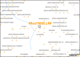 map of Ḩājj Yadollāh