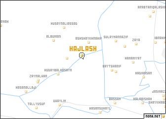 map of Hajlash