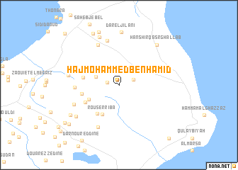 map of Haj Mohammed Ben Hamid