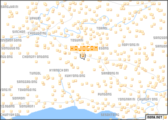 map of Hajŏgam