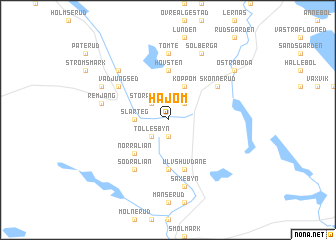 map of Hajom